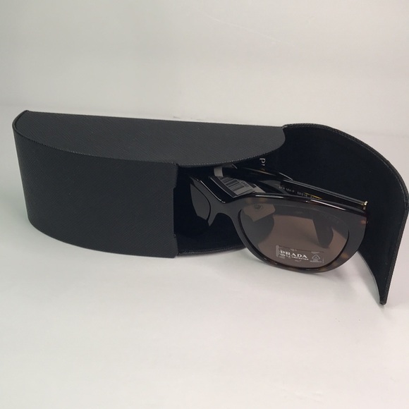 New Authentic PRADA  Acetate Sunglasses SPR 16X Tortoise - Picture 11 of 13